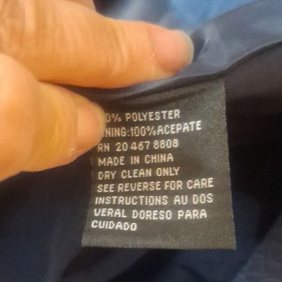 Malina's Blue Blazer Classic Suit Jacket size 10 - Picture 4 of 7